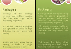 Prices weddings